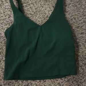 Green Sleeveless Top